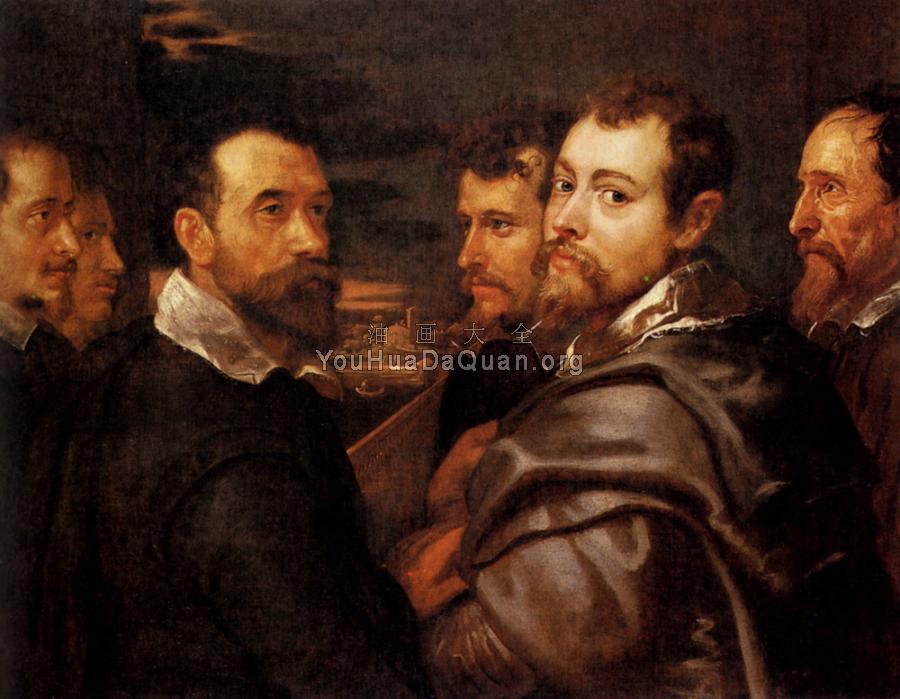 The Mantuan Circle Of Friends - 彼得·保罗·鲁本斯